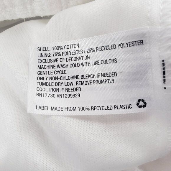 Knox Rose White Cotton Romper Size XS Shorts Tassels Lined Boho Coastal Gauzy - Picture 7 of 7